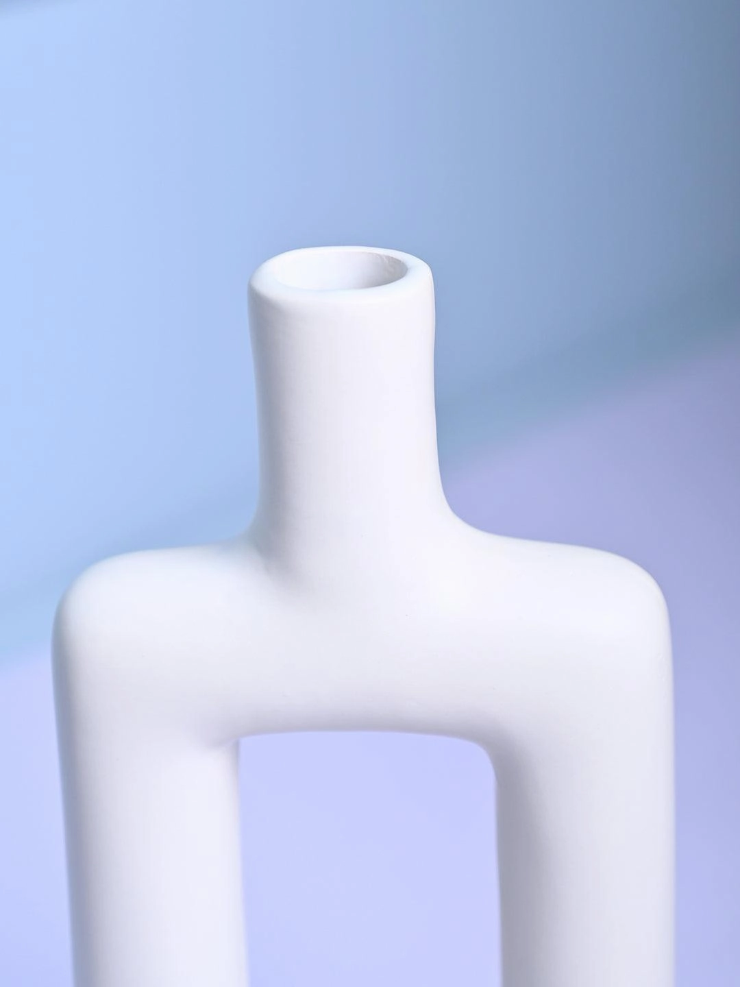 Sophisticated White Ceramic Vase