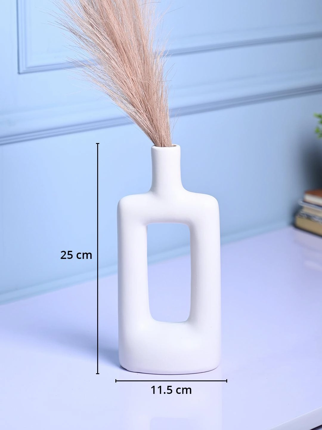 Sophisticated White Ceramic Vase