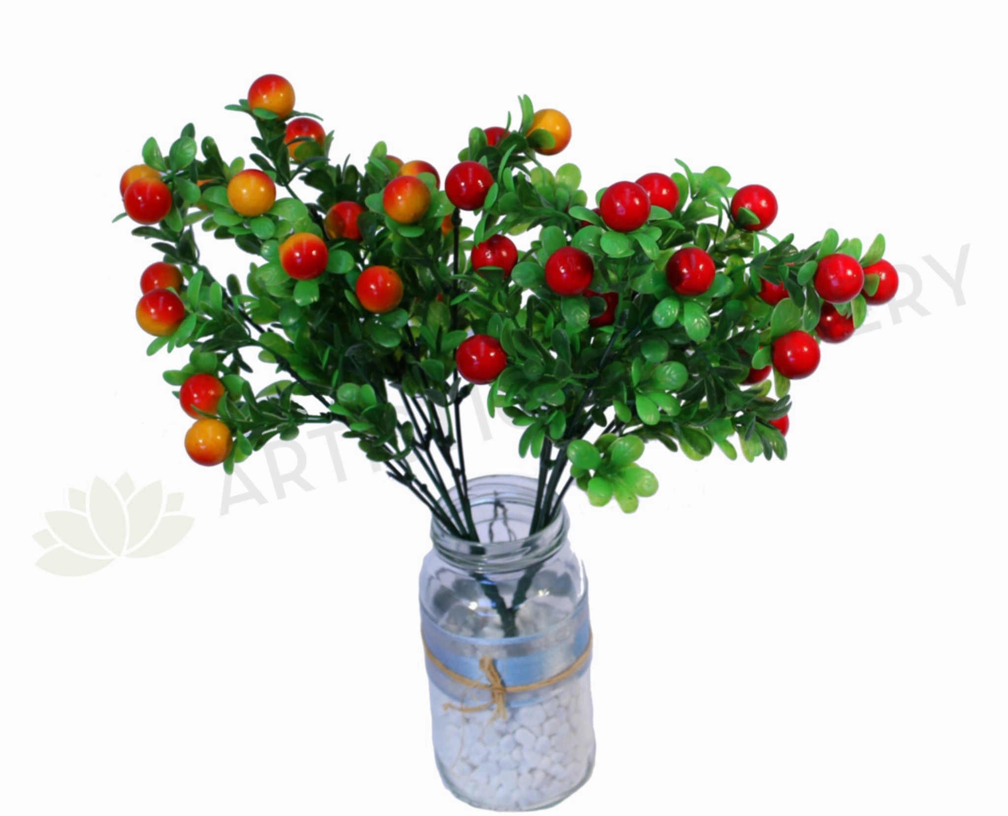 SP0005 Berry Bunch 34cm Orange / Red xl flower pot  
