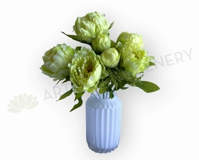 SP0013LGRE Peony Ranunculus Bunch 45cm Light Green indoor houseplants  