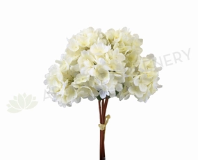 SP0067(a) White Hydrangea Bunch 33cm outdoor greenery  