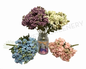 SP0094 Small Berries Bunch 32cm 5 Colours xl flower pot  