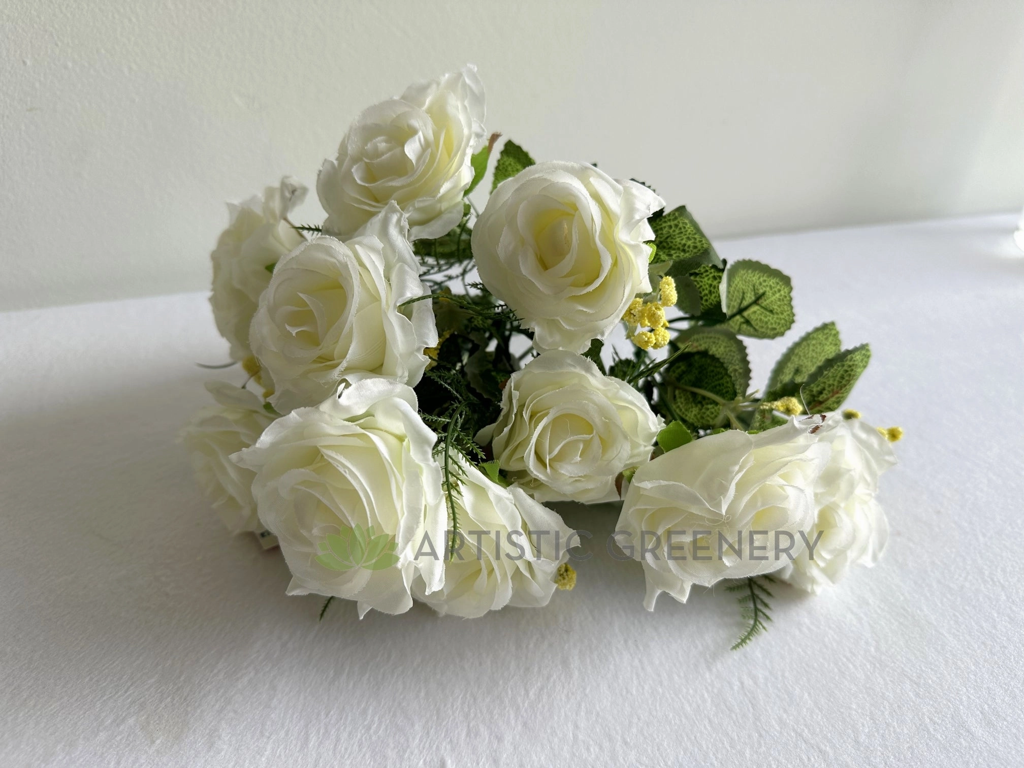 SP0104-11 Rose Bunch 40cm White