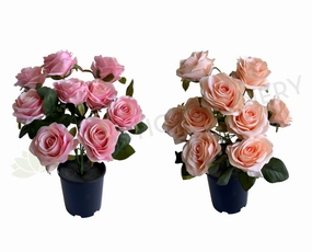SP0110 Rose Bunch 43cm Blush / Pink outdoor greenery  