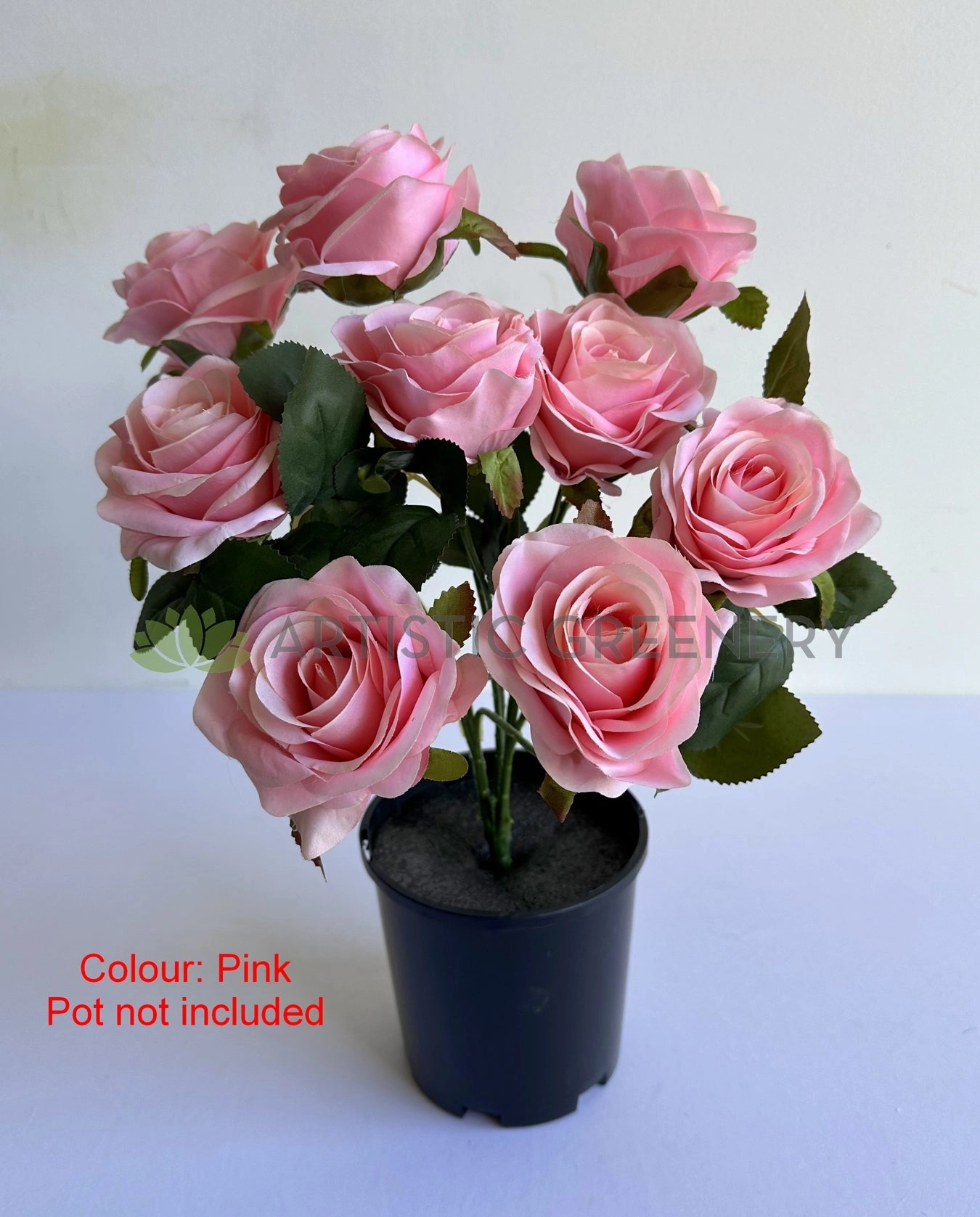 SP0110 Rose Bunch 43cm Blush / Pink