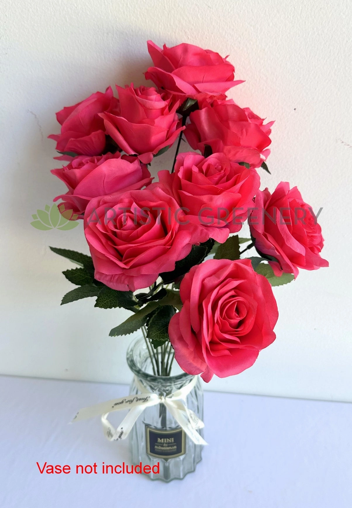 SP0110 Rose Bunch 43cm Watermelon