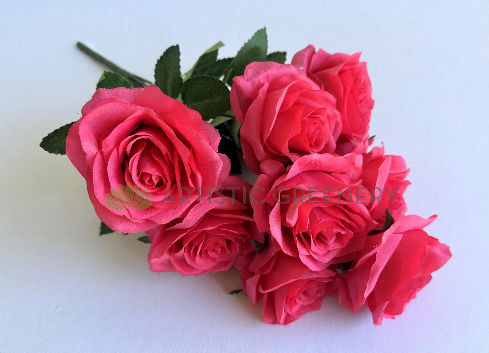 SP0110 Rose Bunch 43cm Watermelon