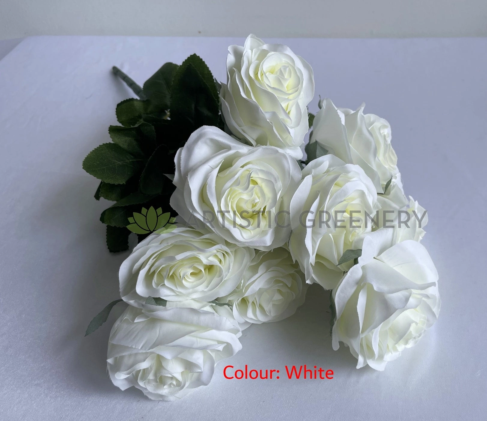 SP0110 Rose Bunch 46cm Pink / Blue / Yellow / White