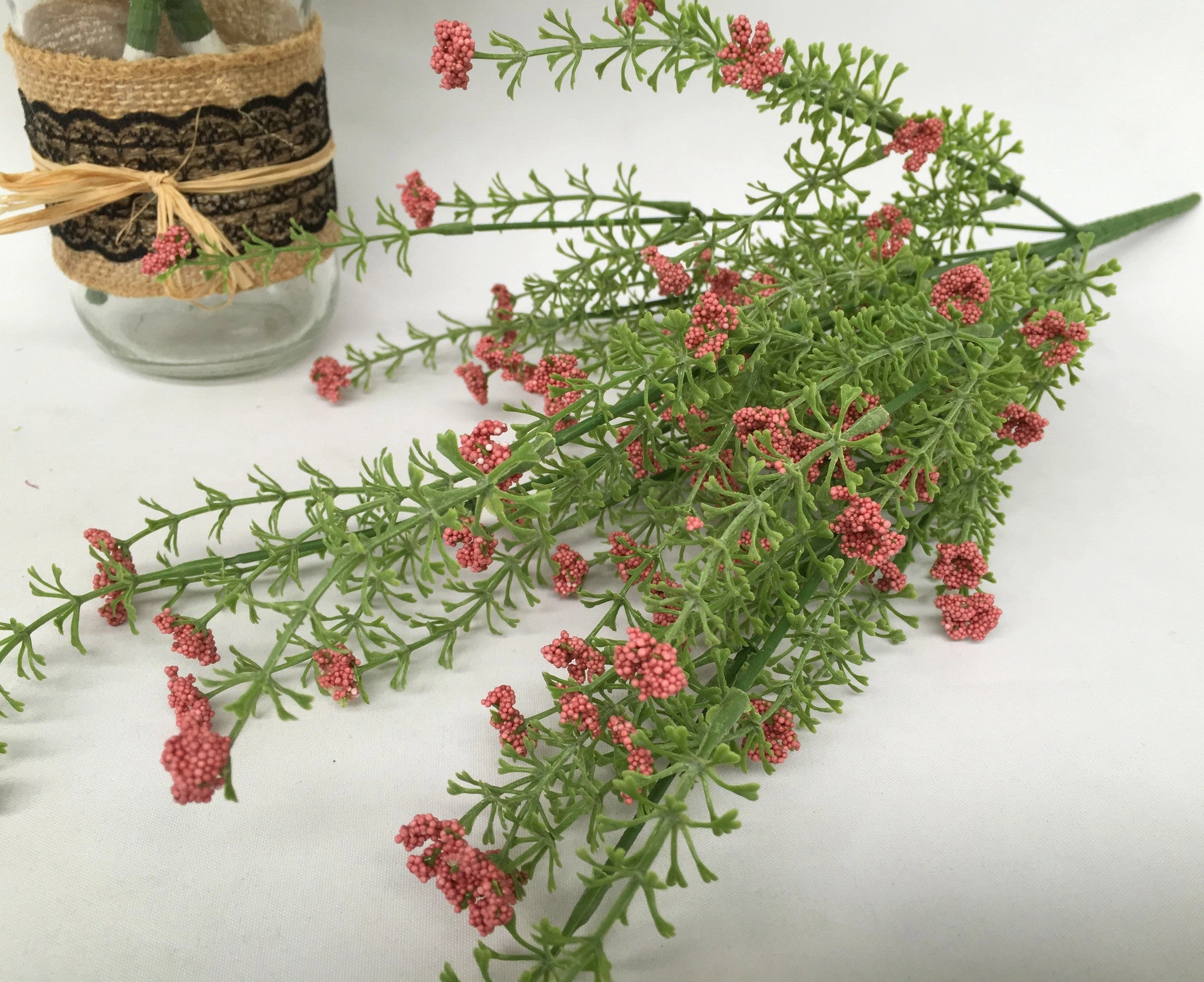 SP0191 Flowering Greenery Bunch 50cm 4 Colours
