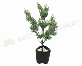 SP0214 Small Pine Pick 30cm Green xl flower pot  