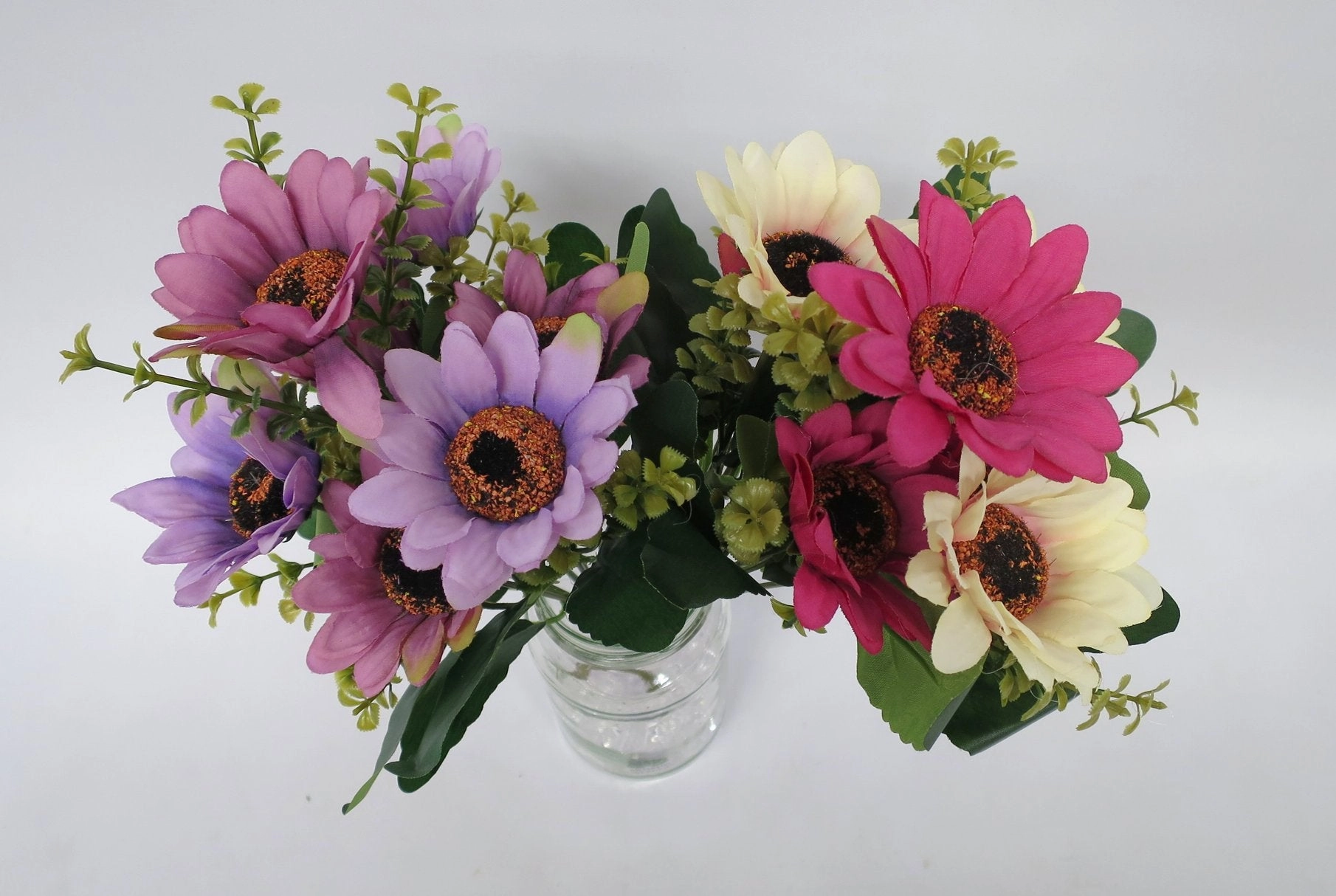 SP0238 Daisy Chrysanthemum Bunch 28cm 2 Styles