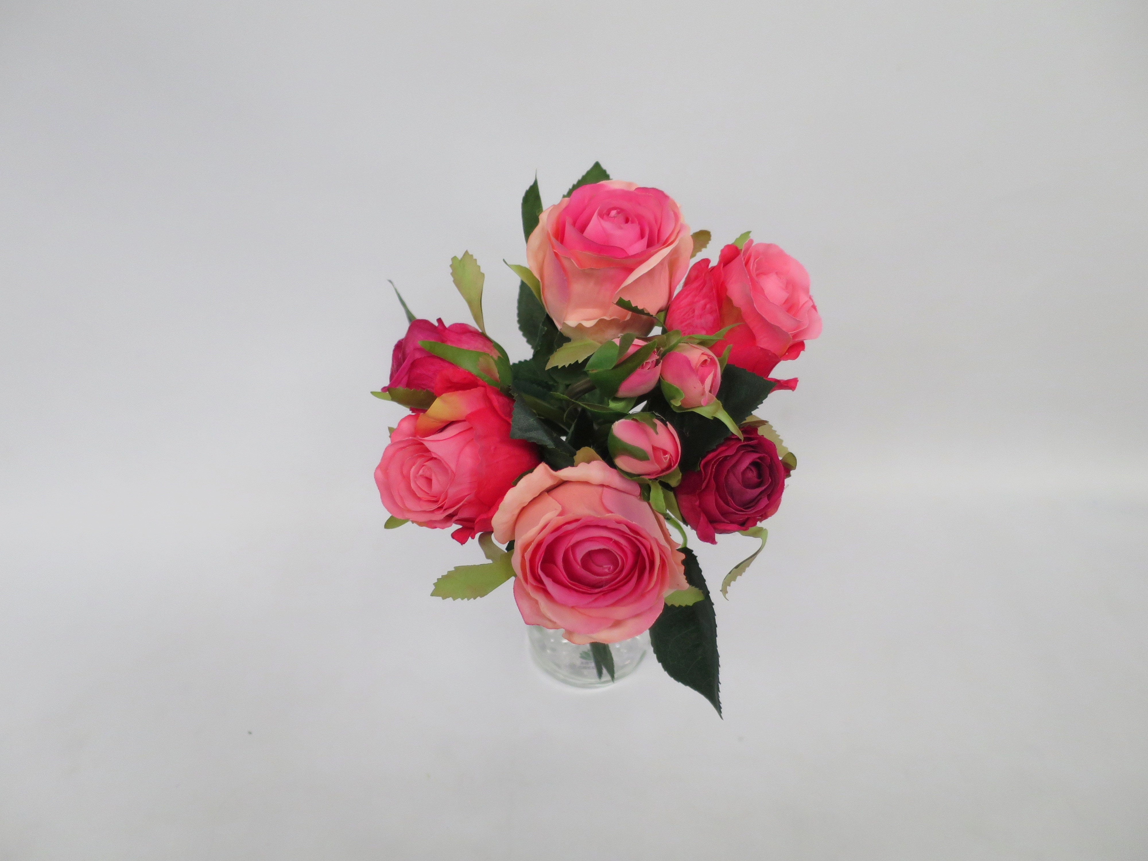 SP0241 Deluxe Rose Bunch 27cm 4 Colours