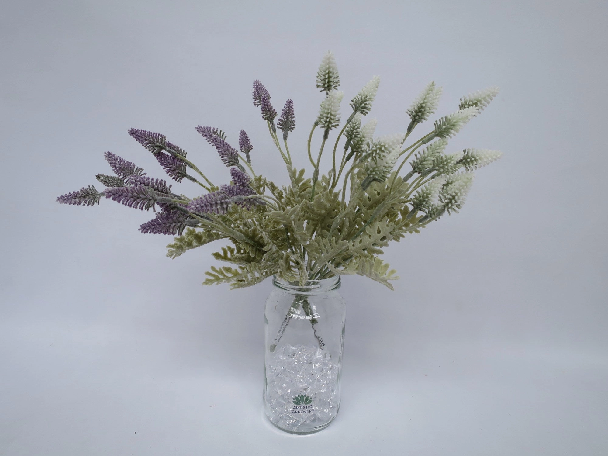 SP0249 Small Muscari (Grape Hyacinth) Bunch 30cm Purple / White