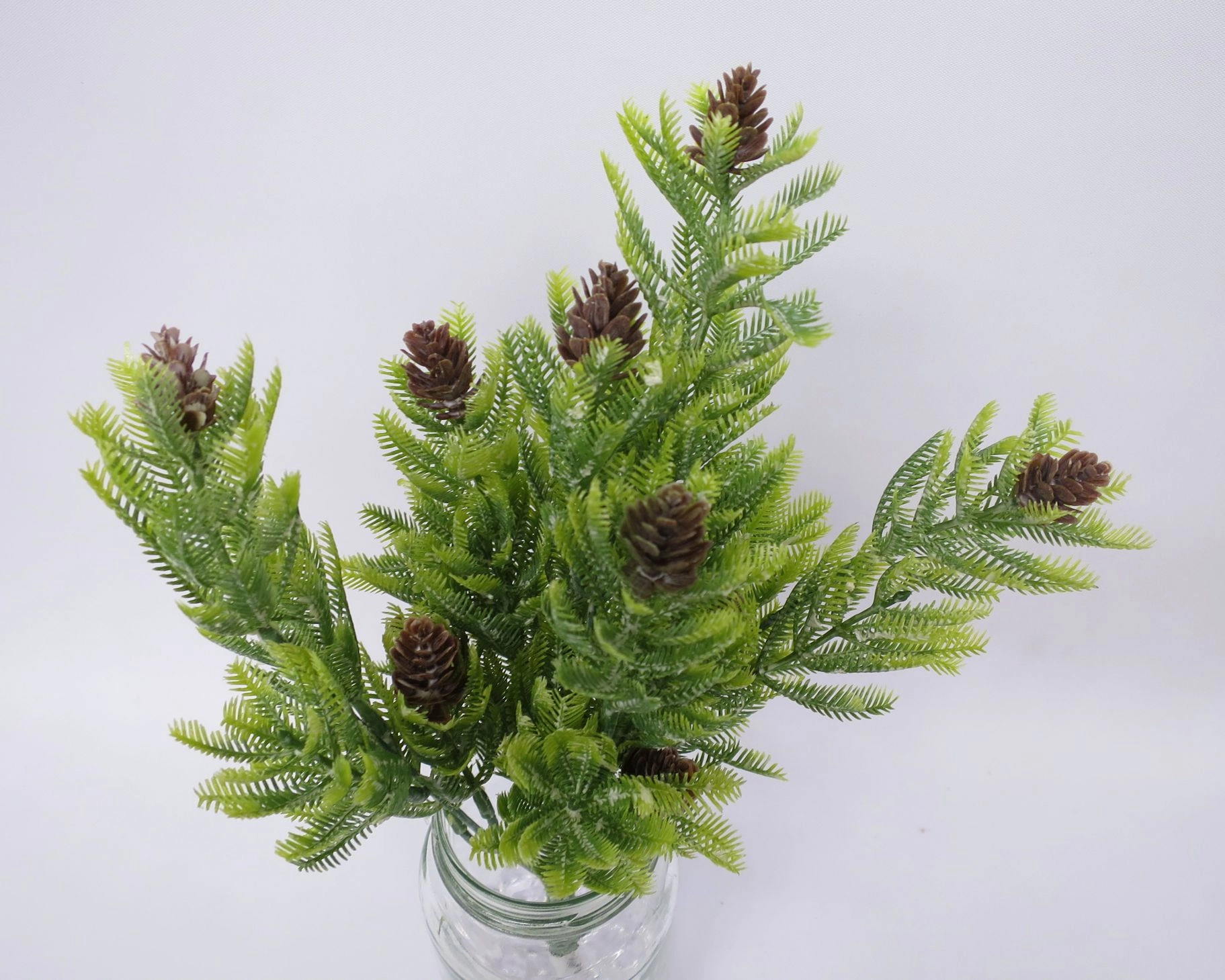 SP0251 Pine Bunch with Pine Cones 31cm Green