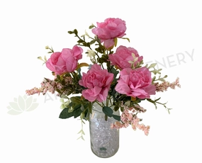 SP0290 Ranunculus Bunch 32cm Pink indoor houseplants  