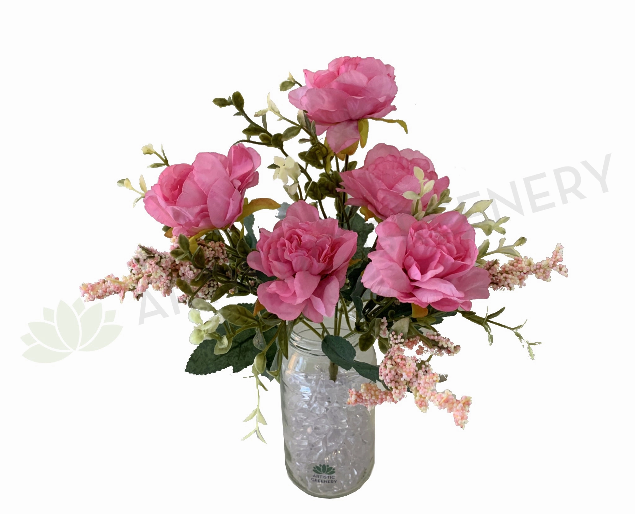 SP0290 Ranunculus Bunch 32cm Pink indoor houseplants  