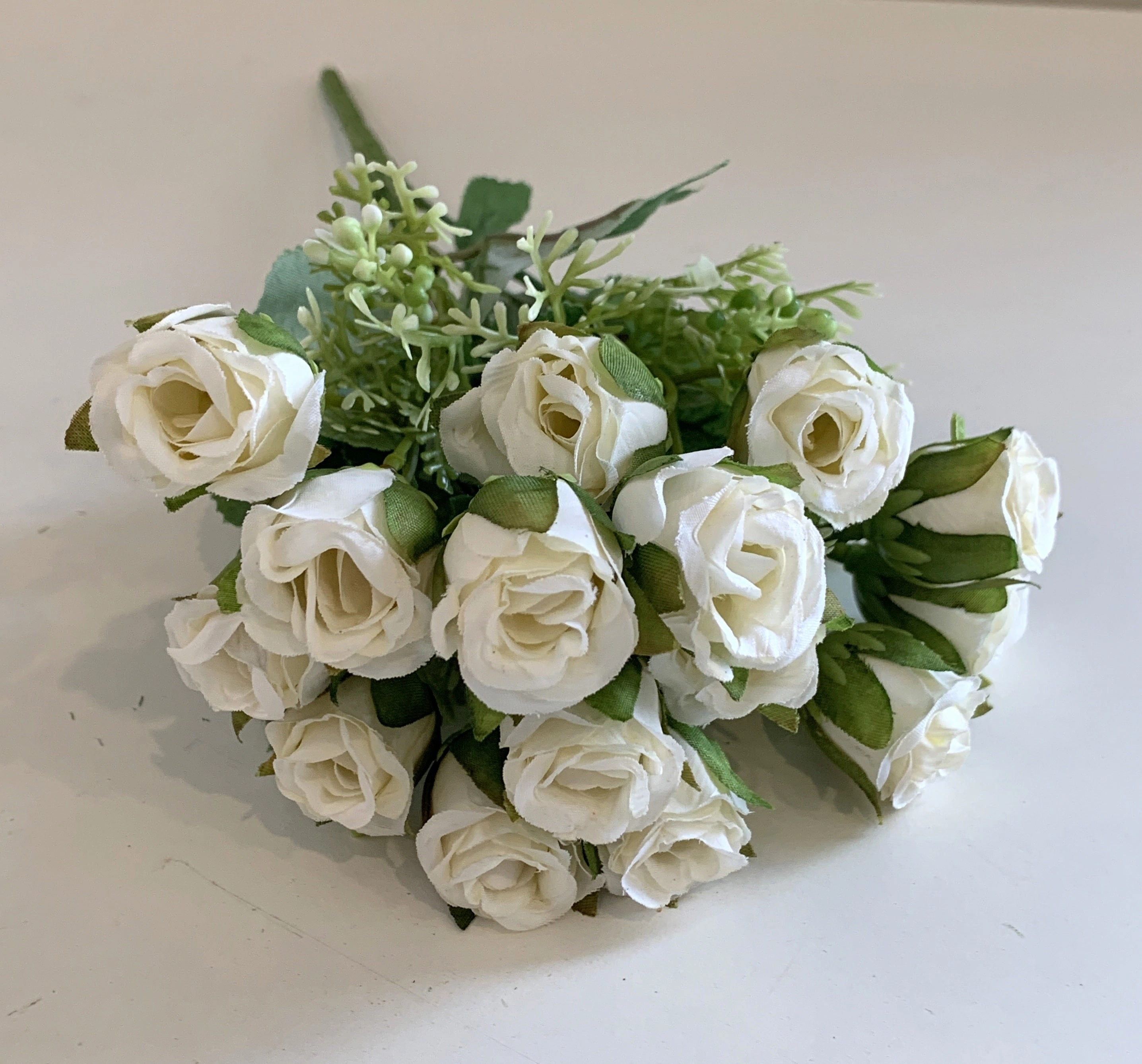 SP0308 Mini Rose Bunch 29cm 3 Colours