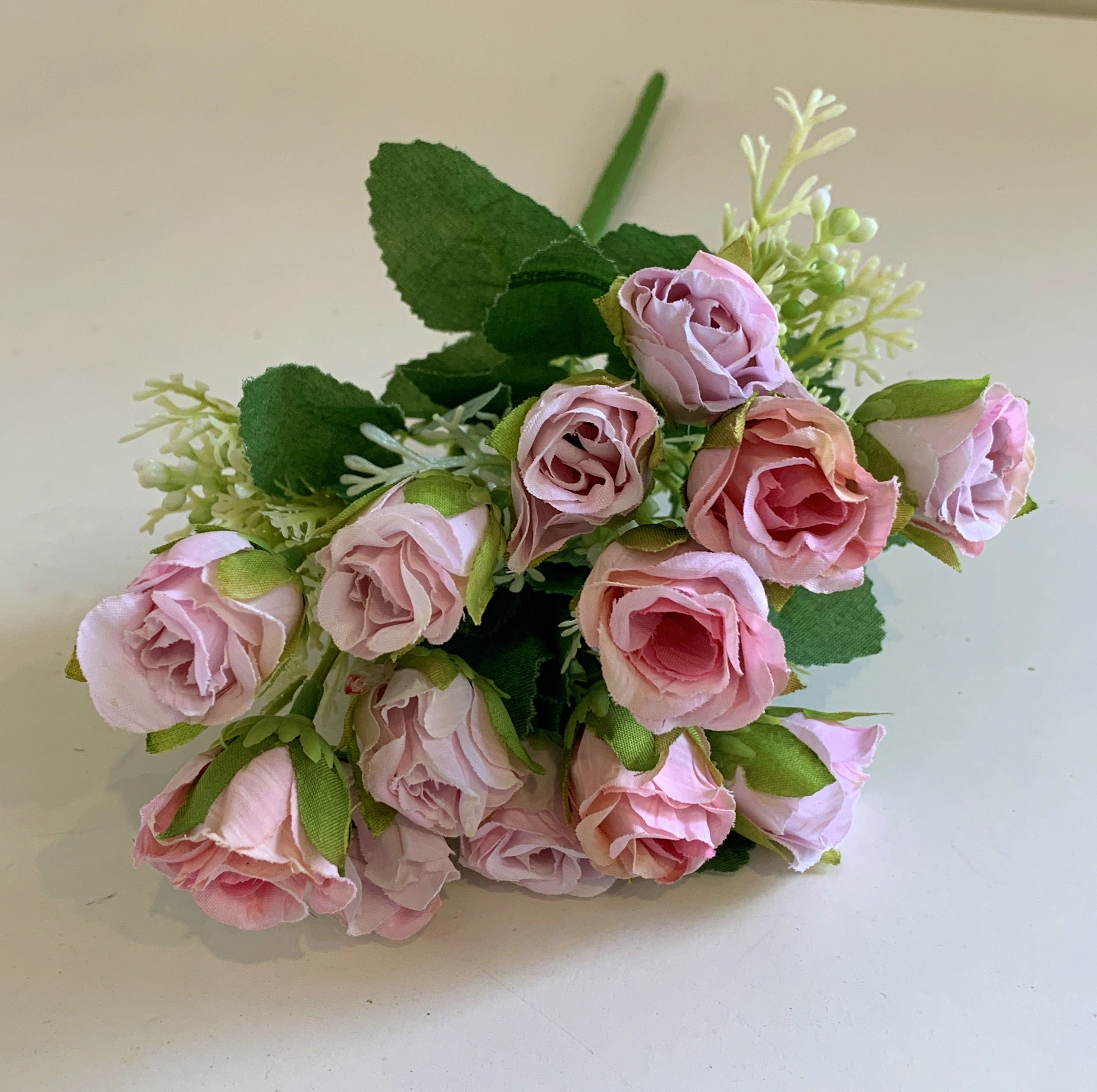 SP0308 Mini Rose Bunch 29cm 3 Colours