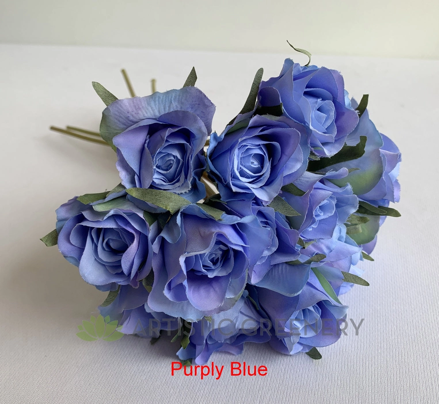 SP0319-2 Deluxe Rose Bunch (Spring Colours) 28cm 4 Colours