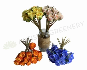 SP0319-2 Deluxe Rose Bunch (Spring Colours) 28cm 4 Colours indoor houseplants  