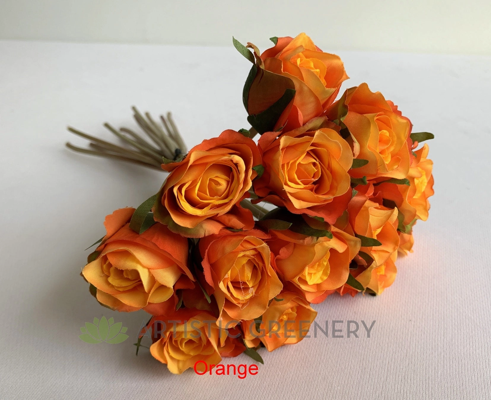 SP0319-2 Deluxe Rose Bunch (Spring Colours) 28cm 4 Colours