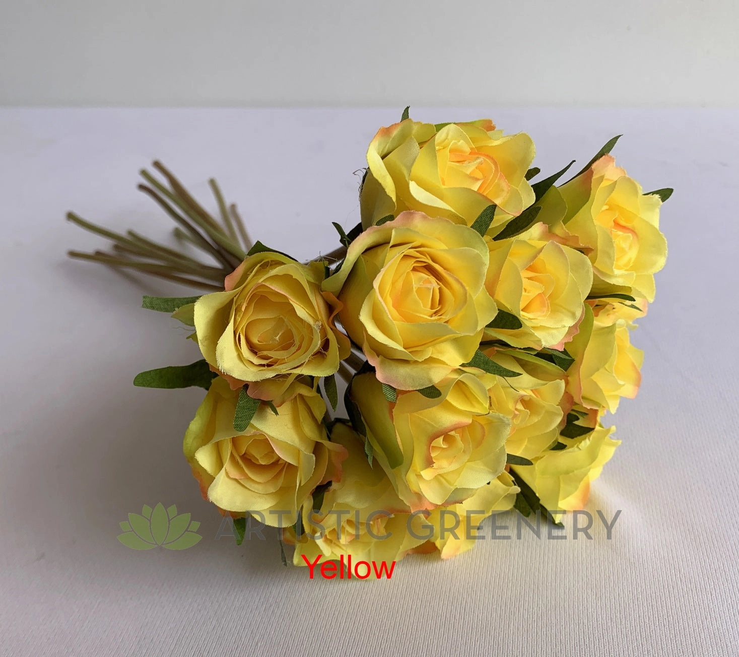 SP0319-2 Deluxe Rose Bunch (Spring Colours) 28cm 4 Colours