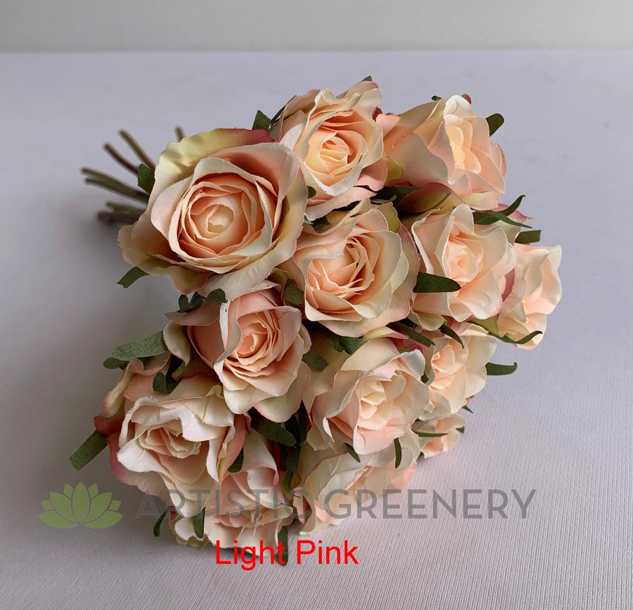 SP0319-2 Deluxe Rose Bunch (Spring Colours) 28cm 4 Colours