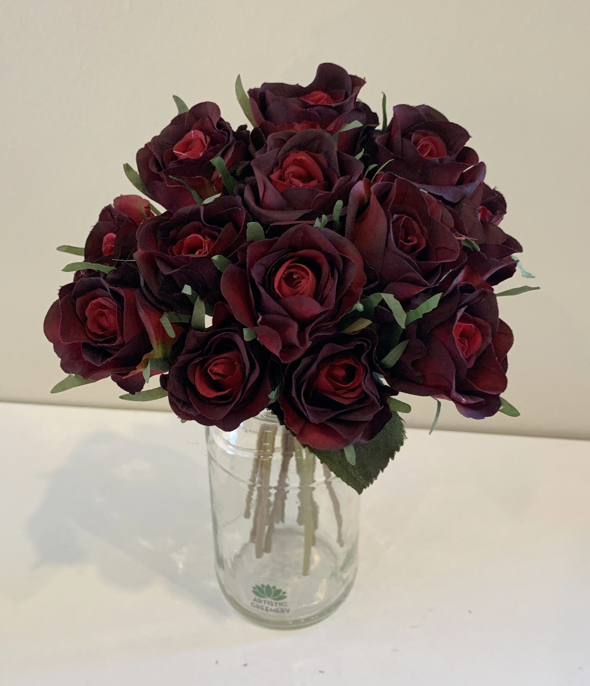 SP0319 Deluxe Rose Bunch 28cm 3 Colours
