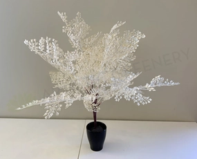 SP0325 Maidenhair Fern Leave Bunch 50cm Cream indoor plant stand  