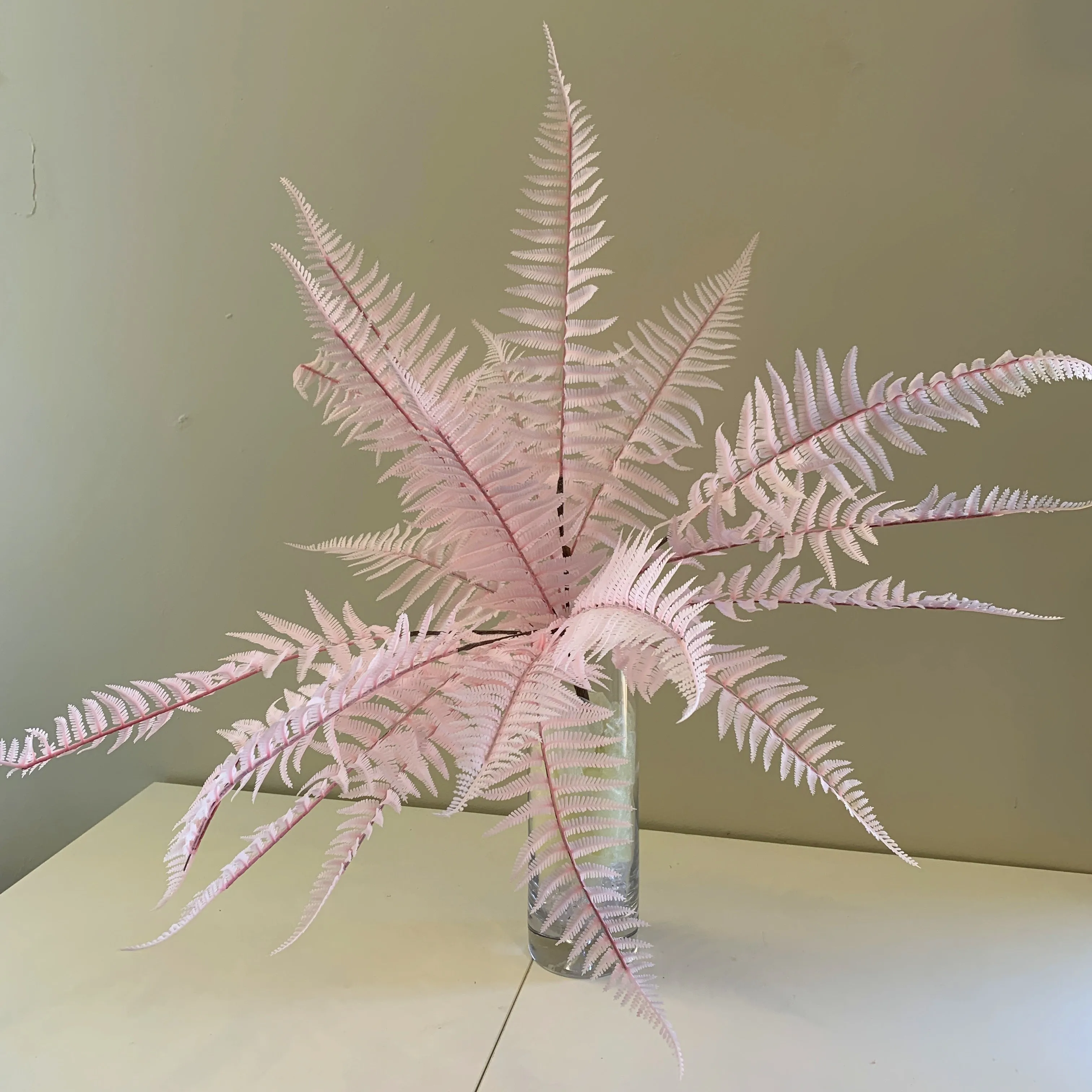 SP0326 Coloured Fern Bunch 65cm 3 Colours