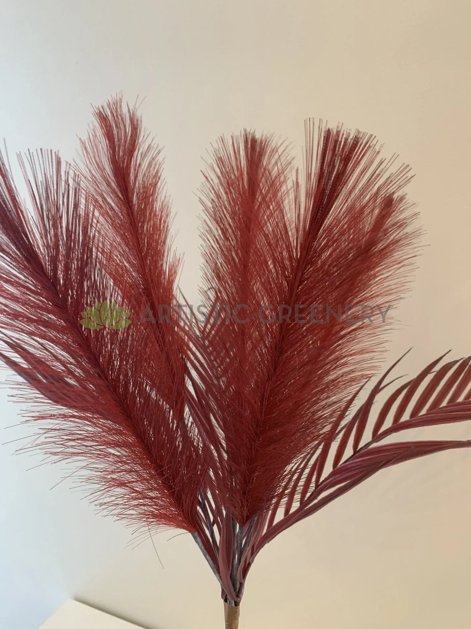 SP0327NEW Coloured Pampas Grass Bunch 77cm 3 Colours
