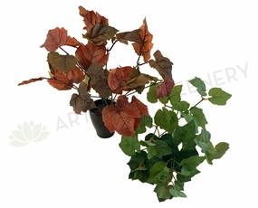 SP0329 Grape Vine Bunch 32cm 2 Styles Orange / Green xl flower pot  