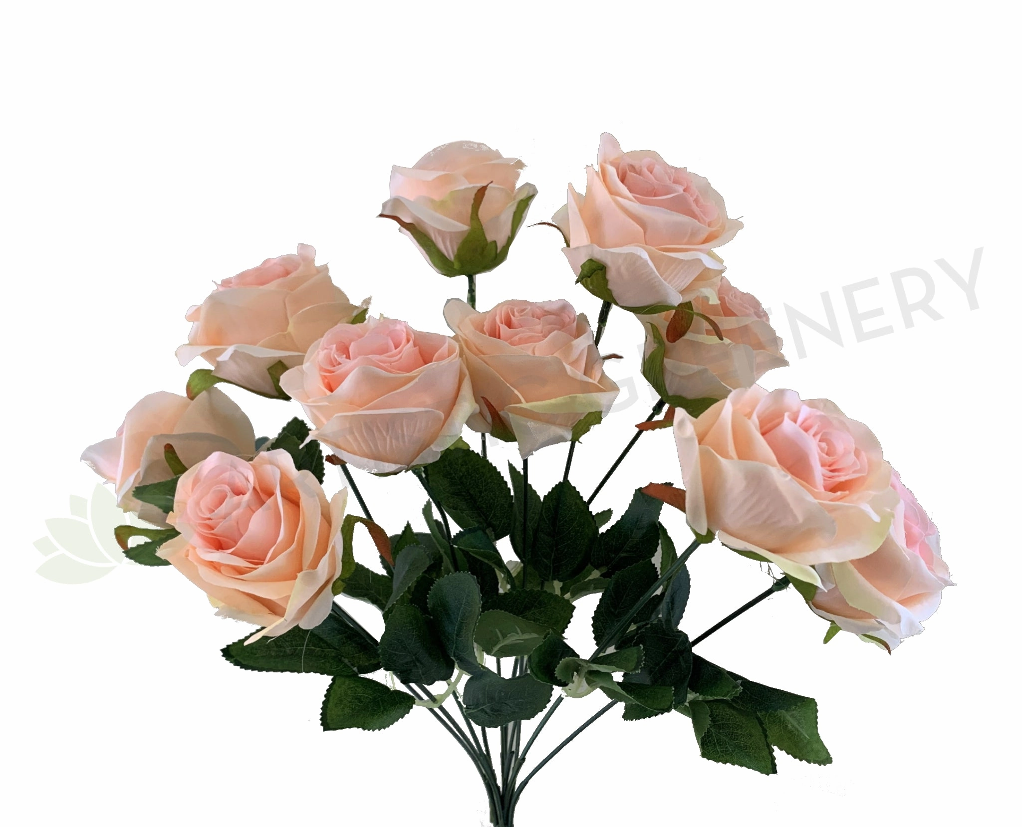 SP0343 Rose Bunch 46cm Pale Pink indoor houseplants  