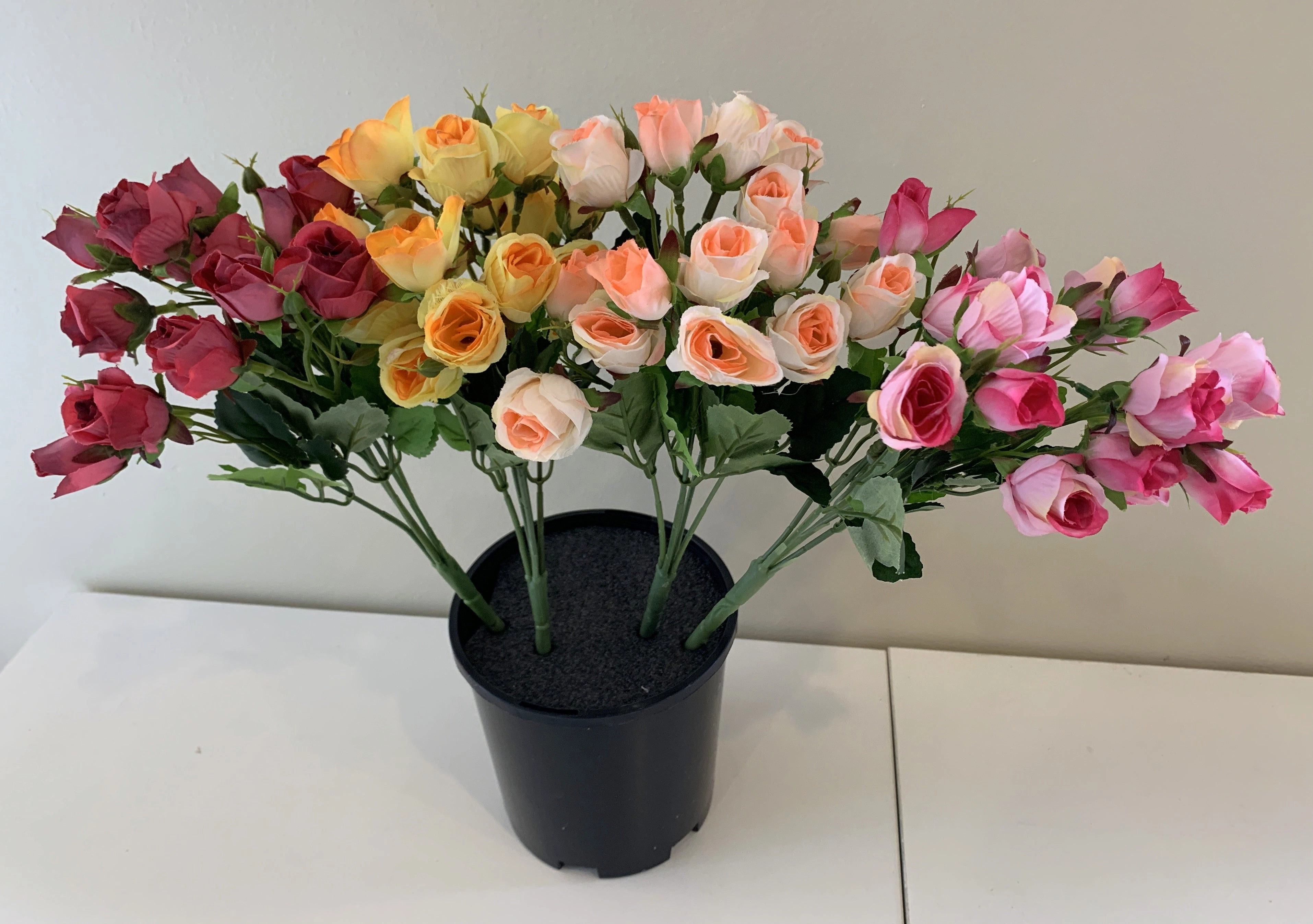 SP0347 Small Rose Bunch 29cm 4 Colours