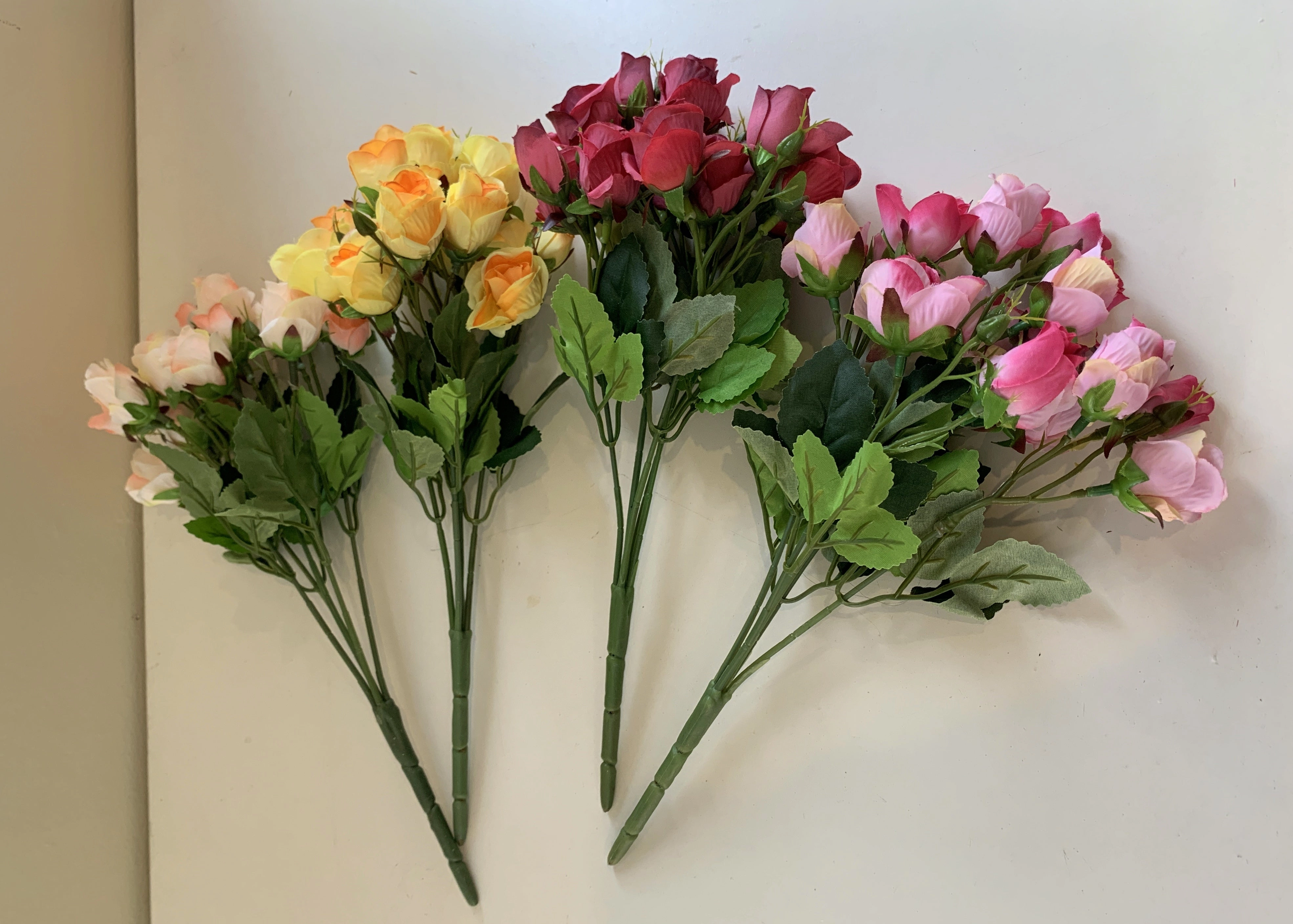 SP0347 Small Rose Bunch 29cm 4 Colours