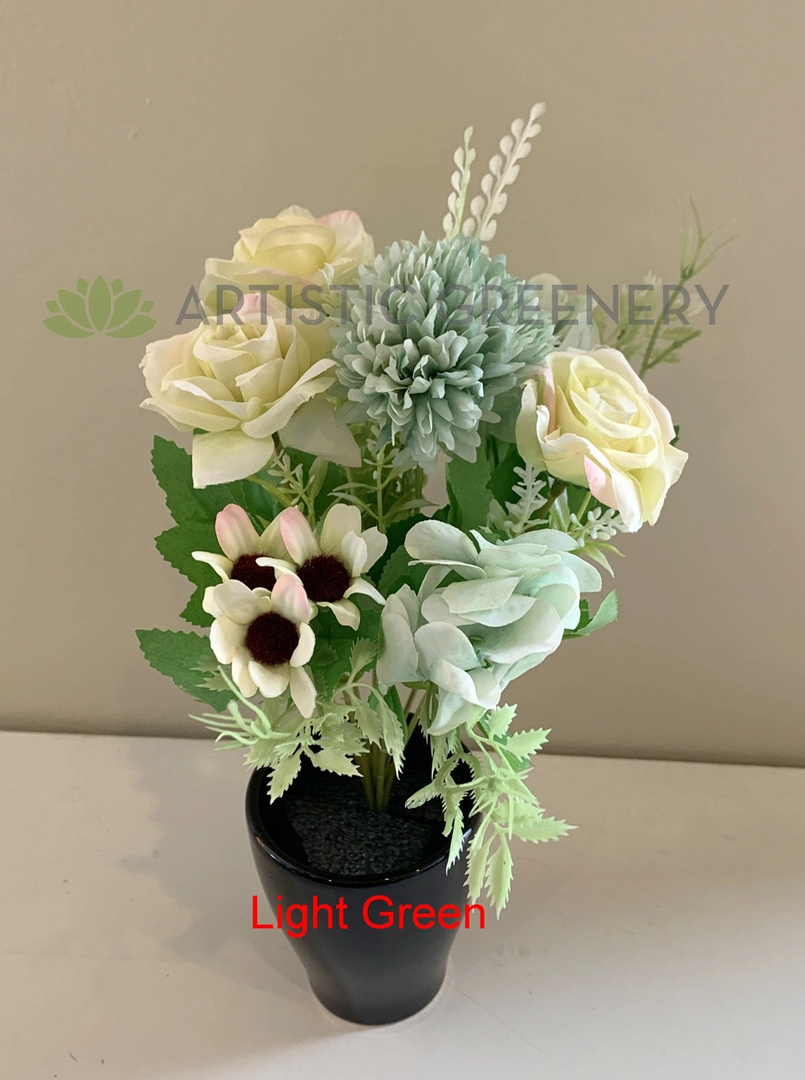 SP0349 Mixed Flower Bunch 29cm 6 Colours