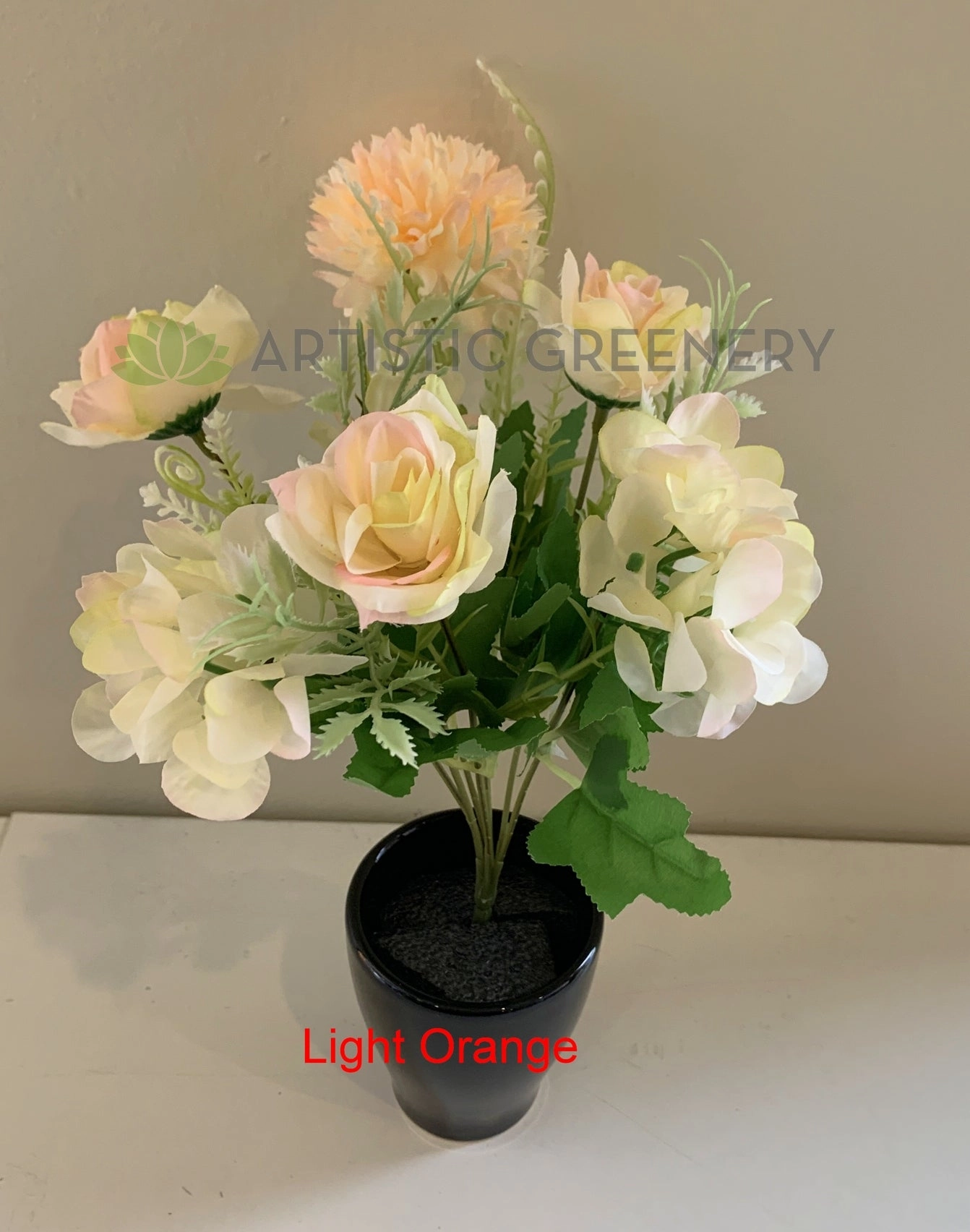 SP0349 Mixed Flower Bunch 29cm 6 Colours