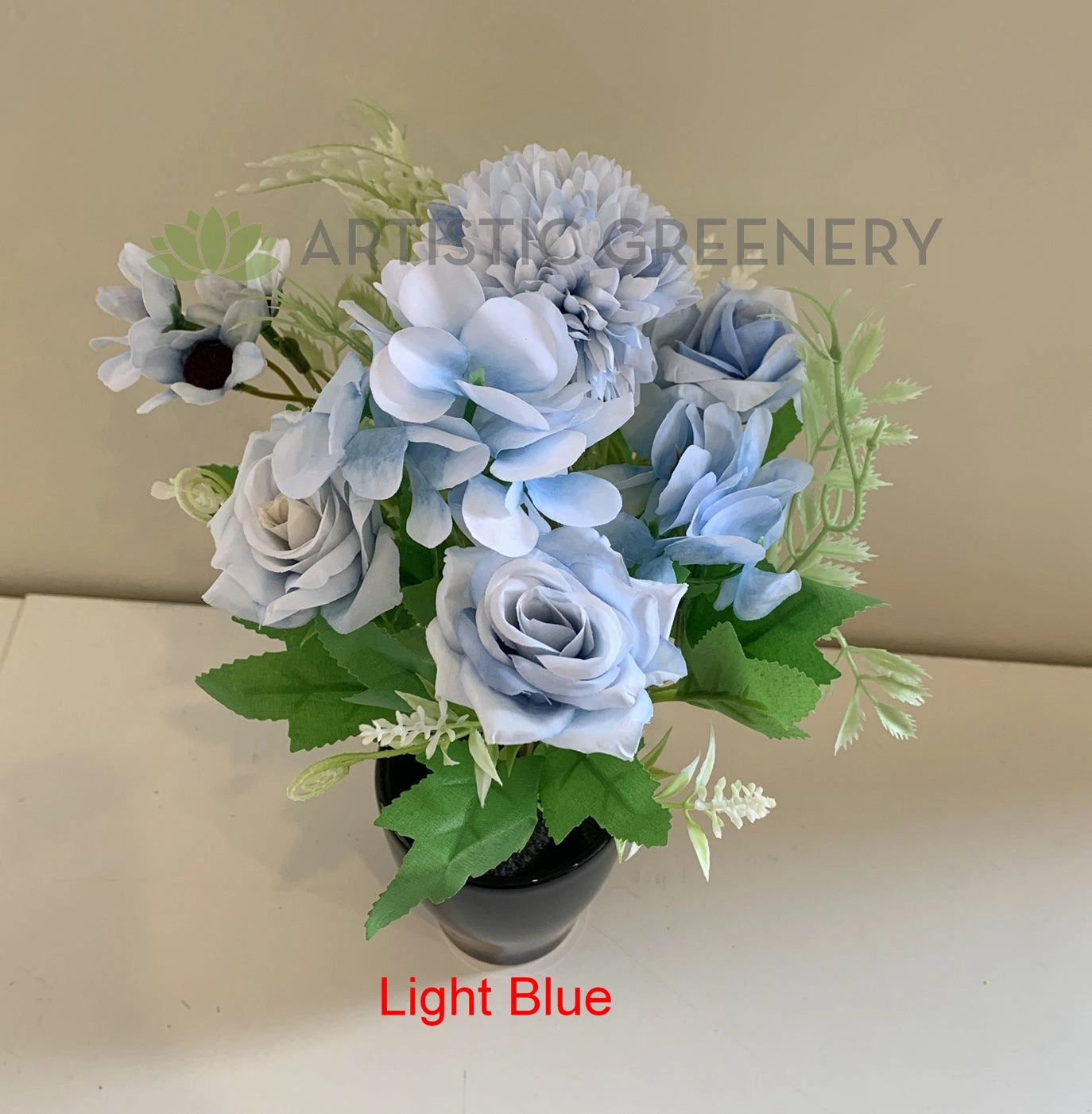 SP0349 Mixed Flower Bunch 29cm 6 Colours