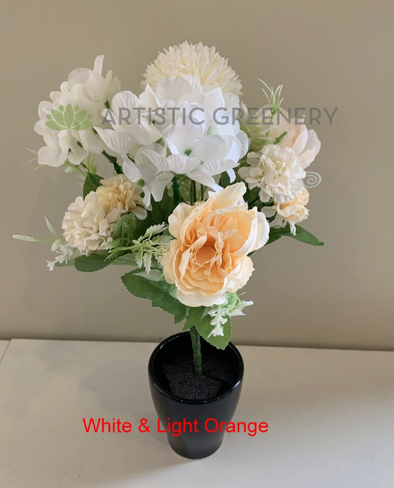 SP0349 Mixed Flower Bunch 29cm 6 Colours