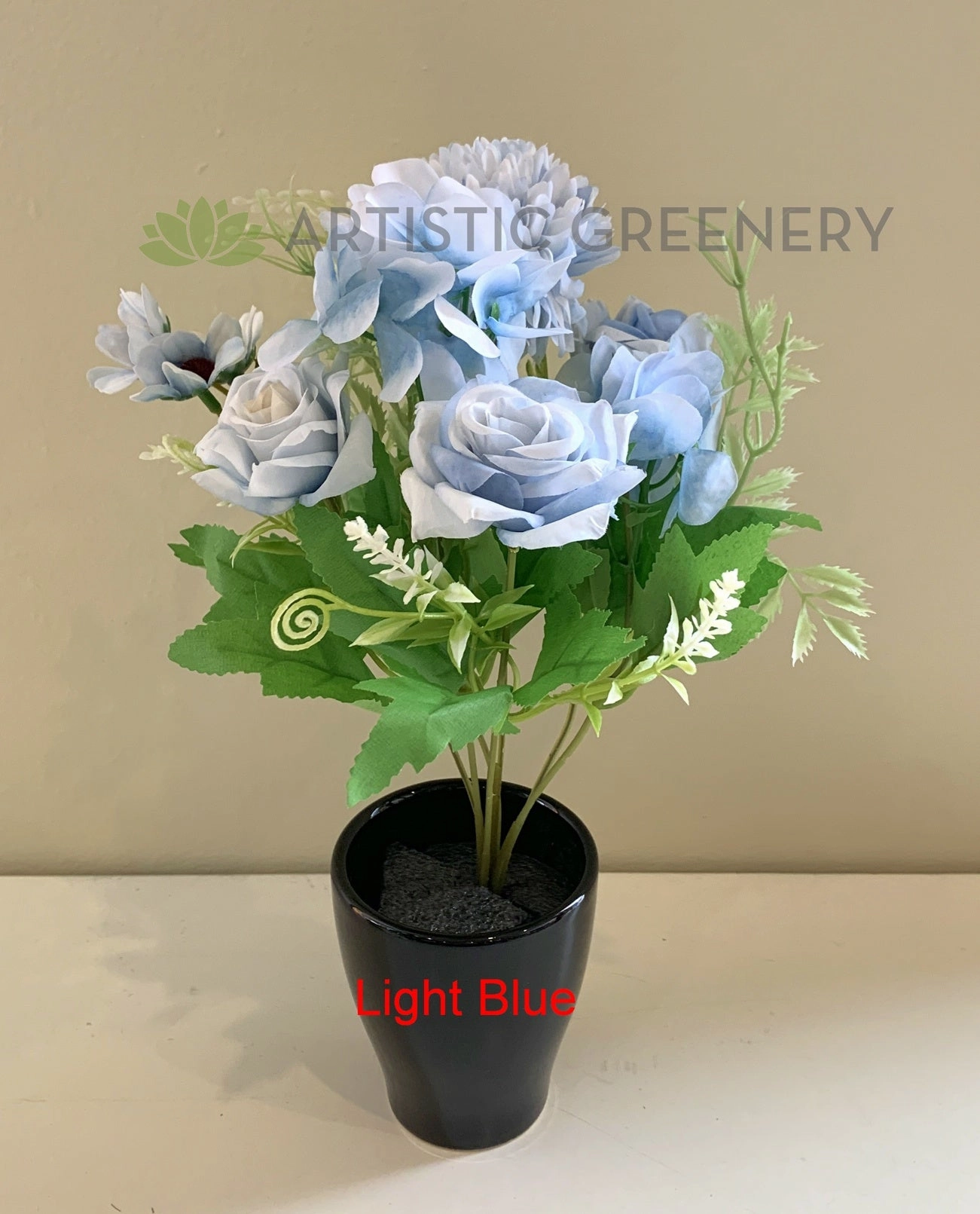 SP0349 Mixed Flower Bunch 29cm 6 Colours