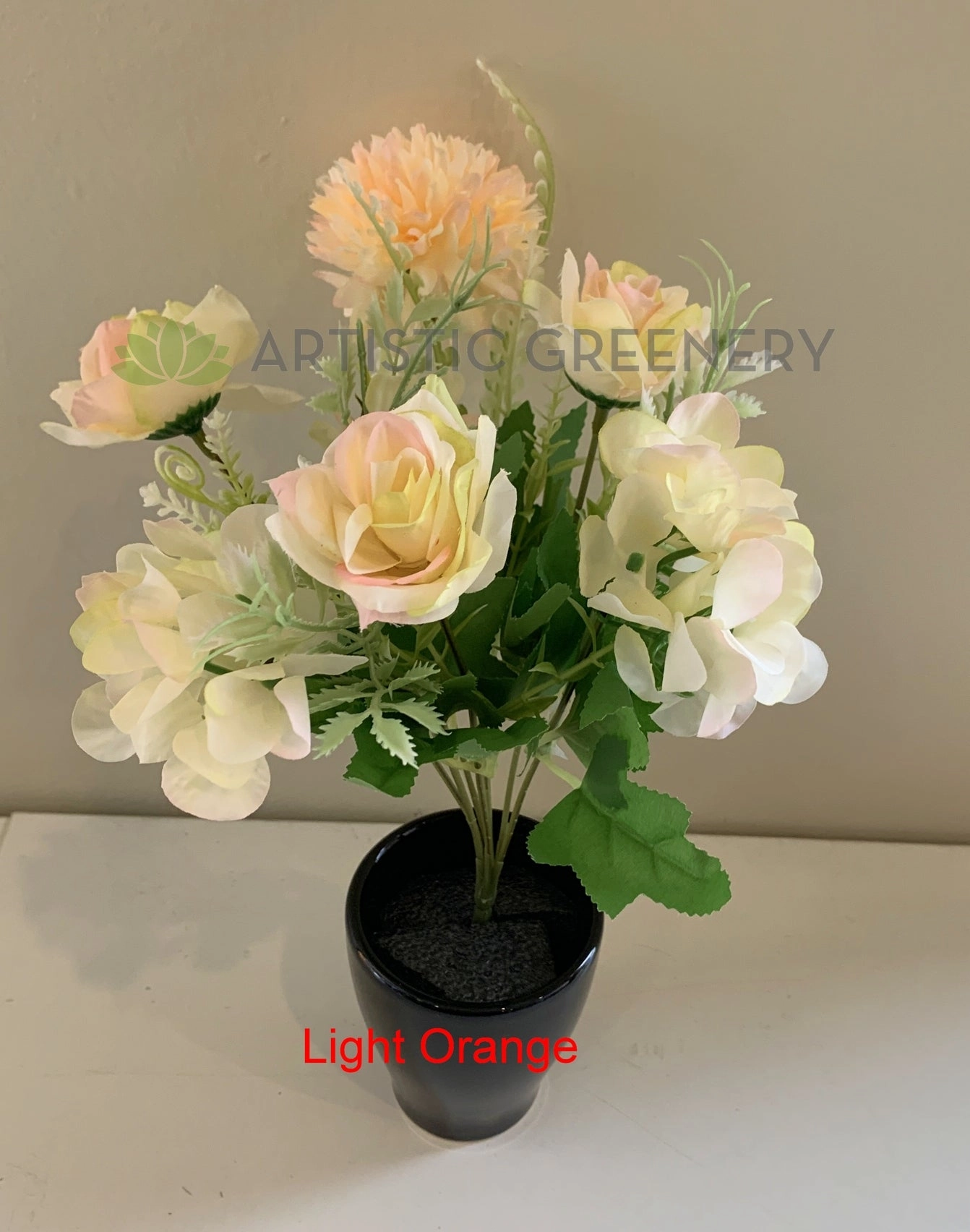 SP0349 Mixed Flower Bunch 29cm 6 Colours