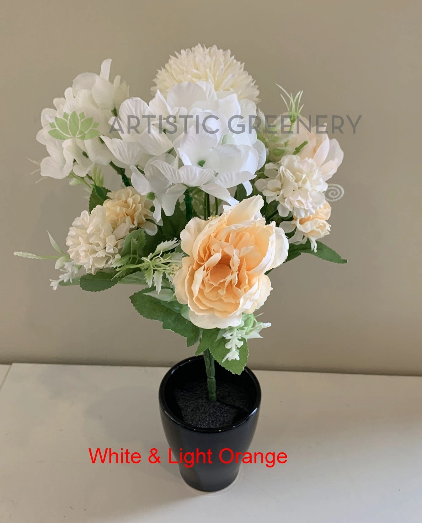 SP0349 Mixed Flower Bunch 29cm 6 Colours