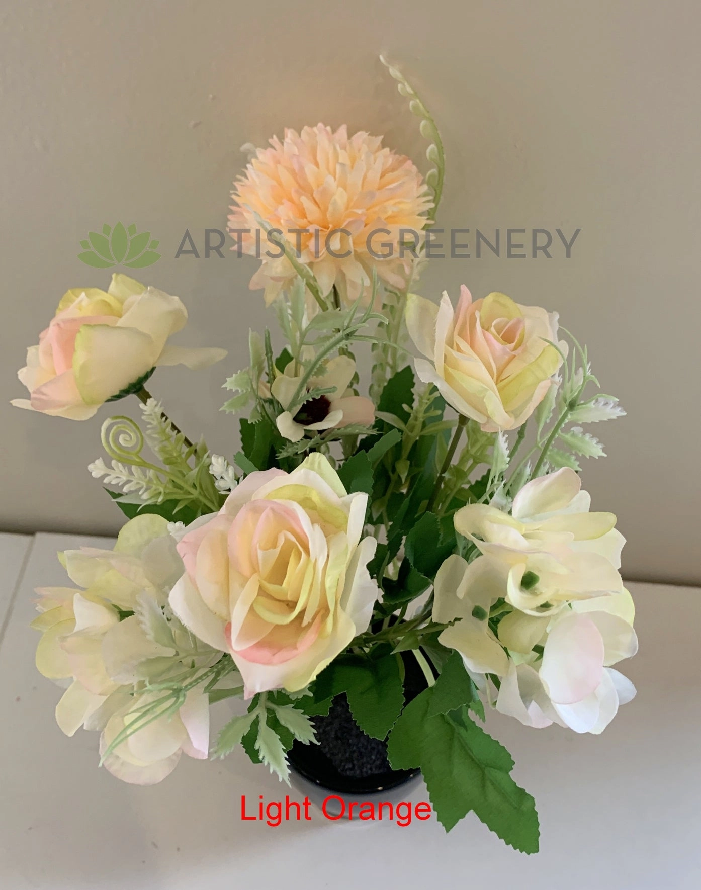 SP0349 Mixed Flower Bunch 29cm 6 Colours