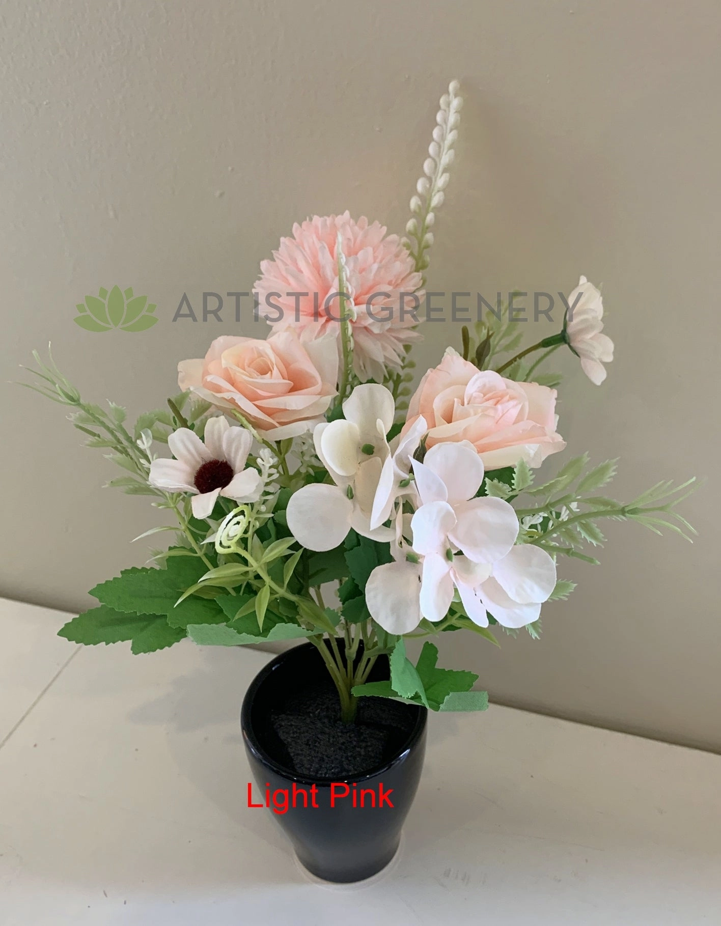 SP0349 Mixed Flower Bunch 29cm 6 Colours