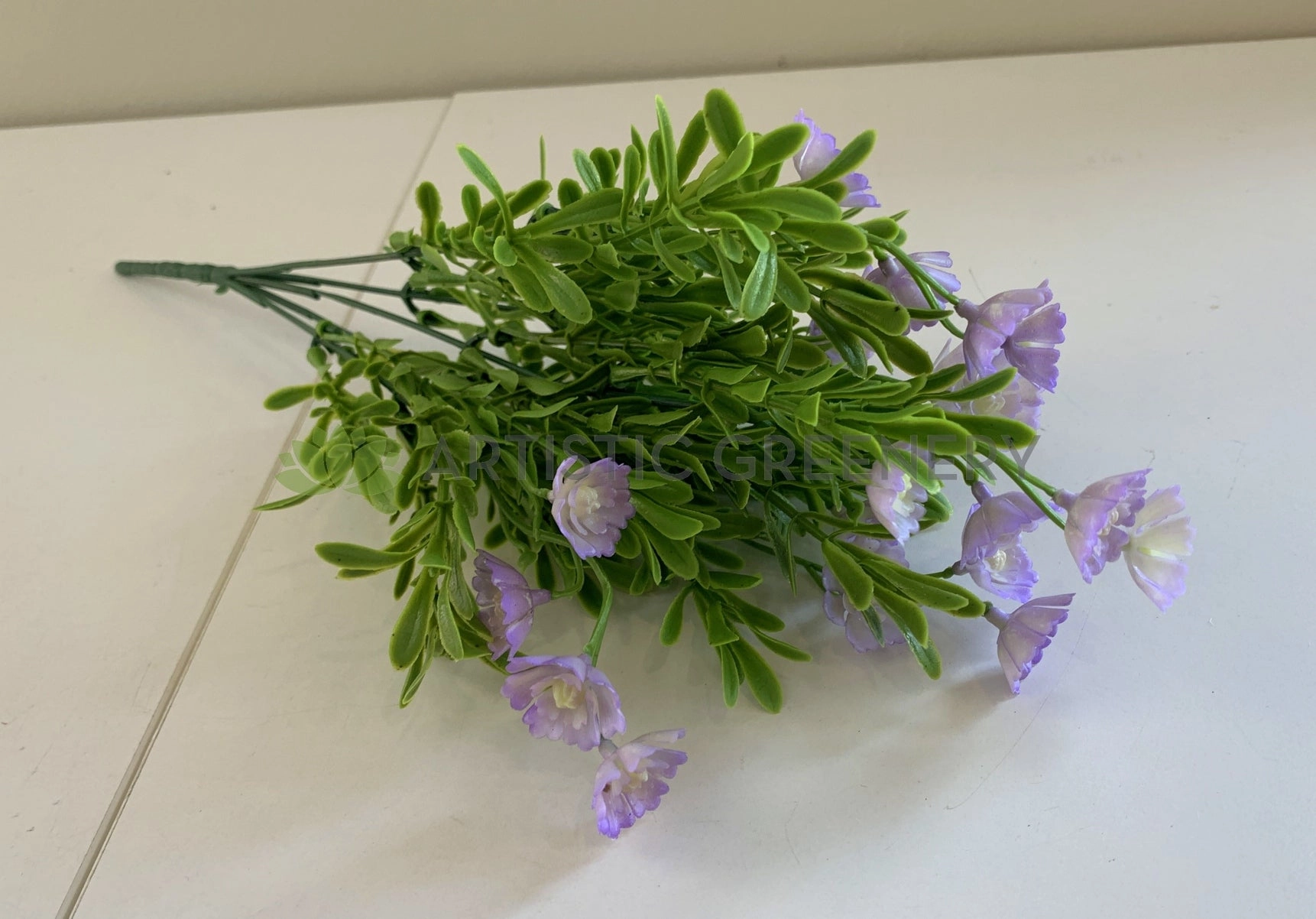 SP0354 Spring Flowers Bunch with Greenery 38cm 4 Colours