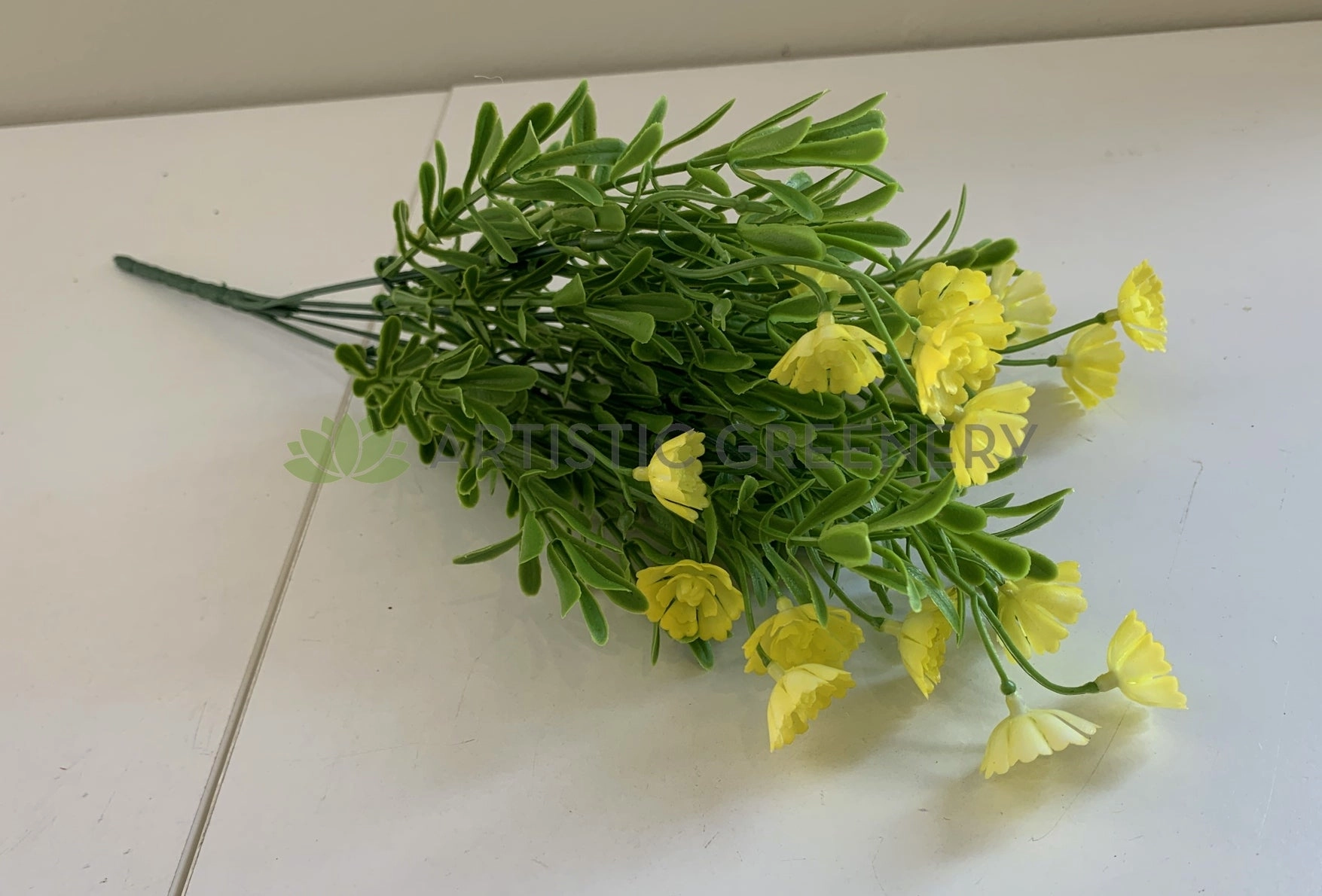 SP0354 Spring Flowers Bunch with Greenery 38cm 4 Colours
