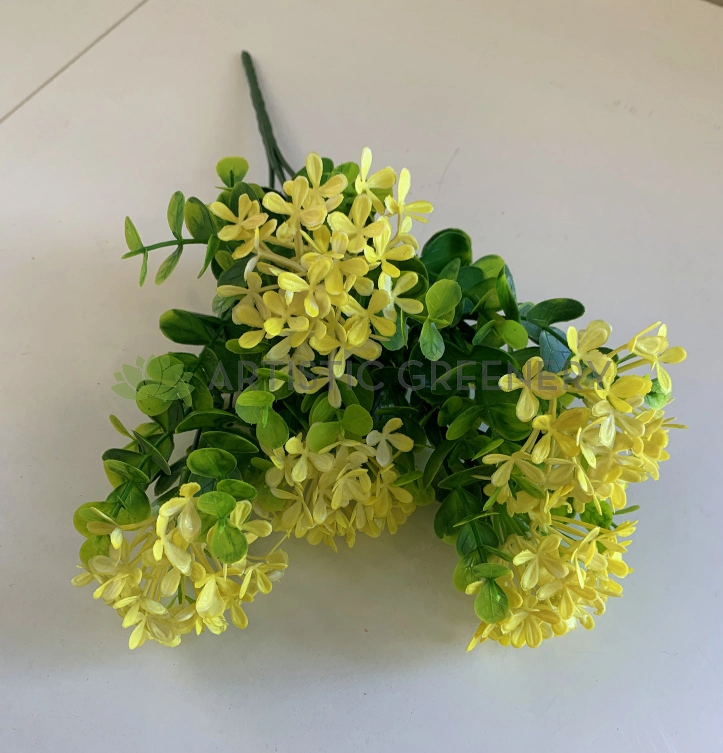 SP0355 Lace Flower Bunch with Greenery 30cm 4 Colours
