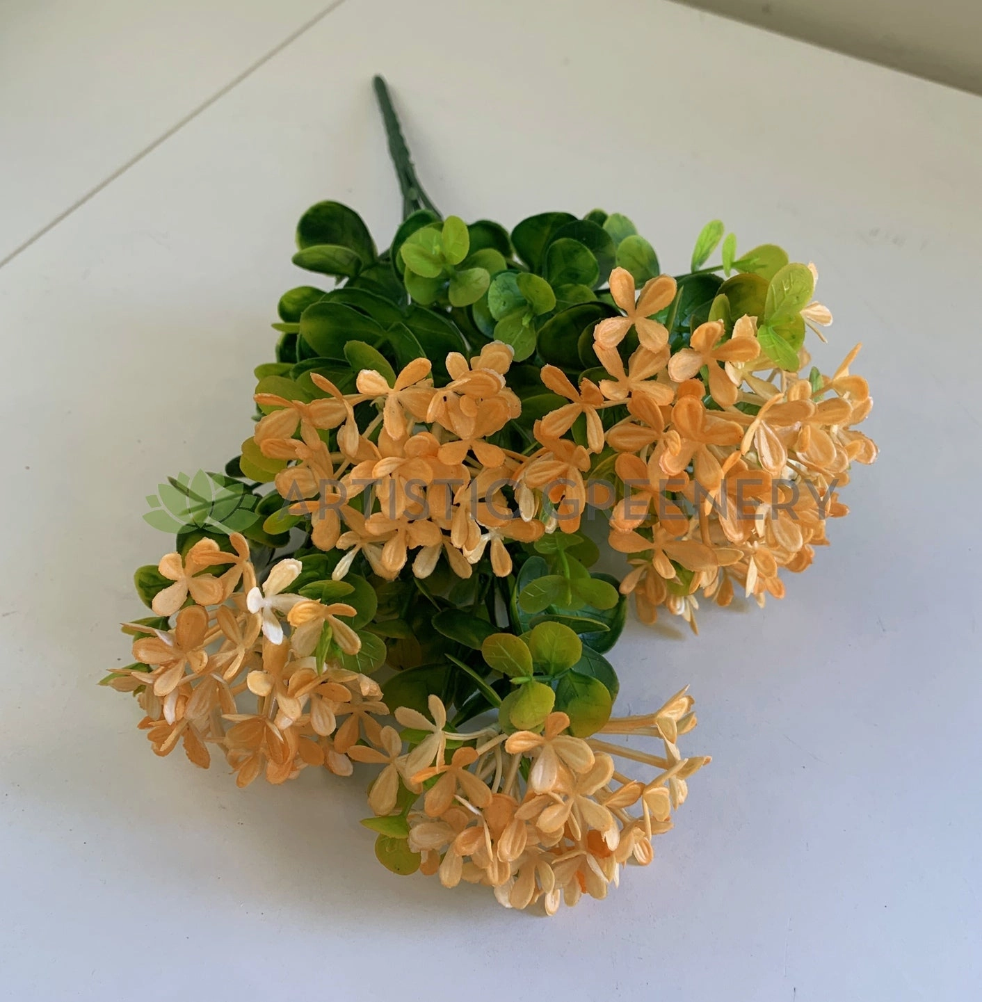SP0355 Lace Flower Bunch with Greenery 30cm 4 Colours