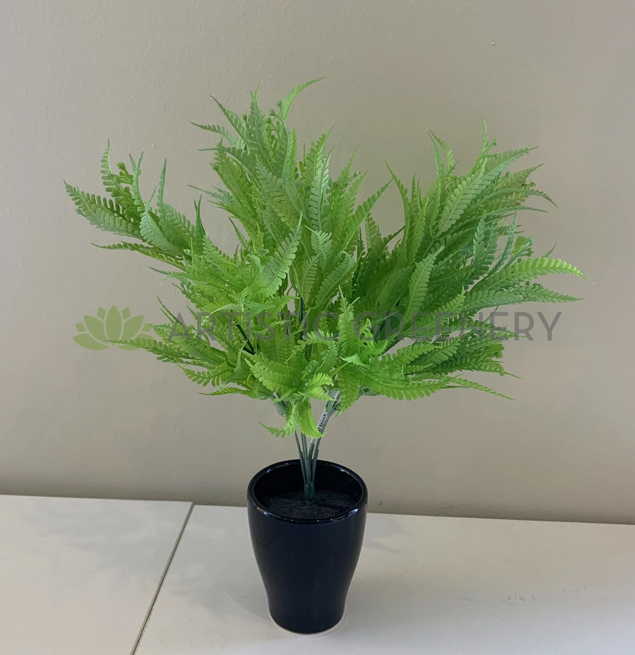SP0360 Silver Fern Bunch 34cm Real Touch Quality