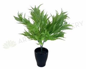 SP0360 Silver Fern Bunch 34cm Real Touch Quality indoor plant stand  